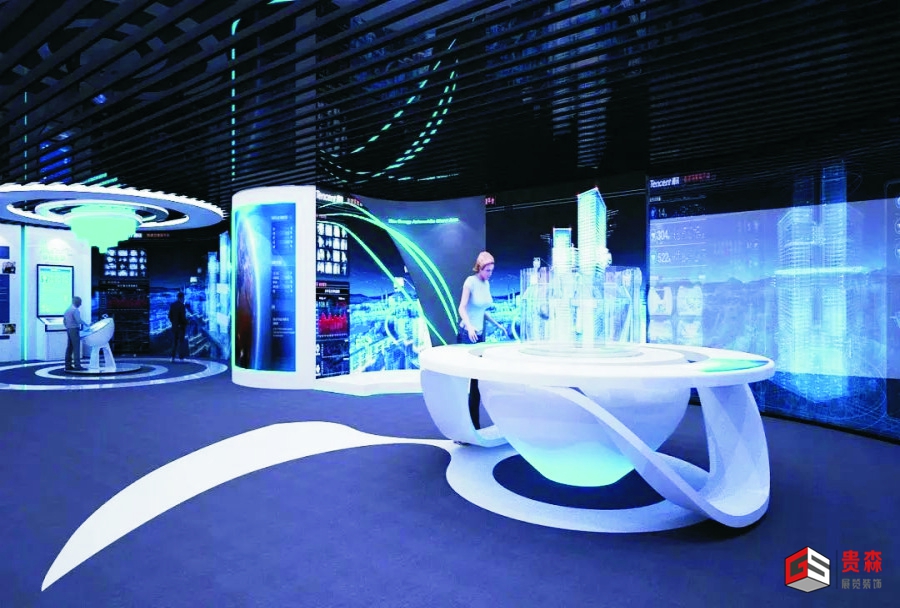 陕西贵森展览装饰｜数字化展厅定制，以科技赋能展示空间升级