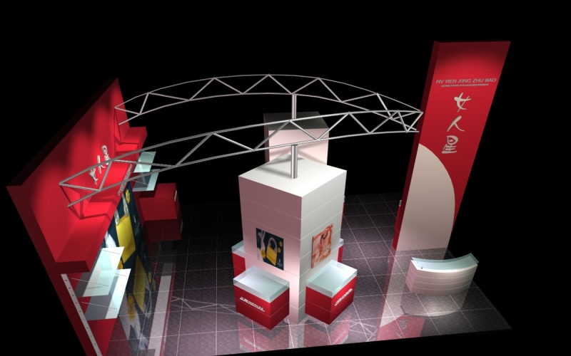 女人星展位展会设计：让女性力量与品牌温度，在空间中绽放