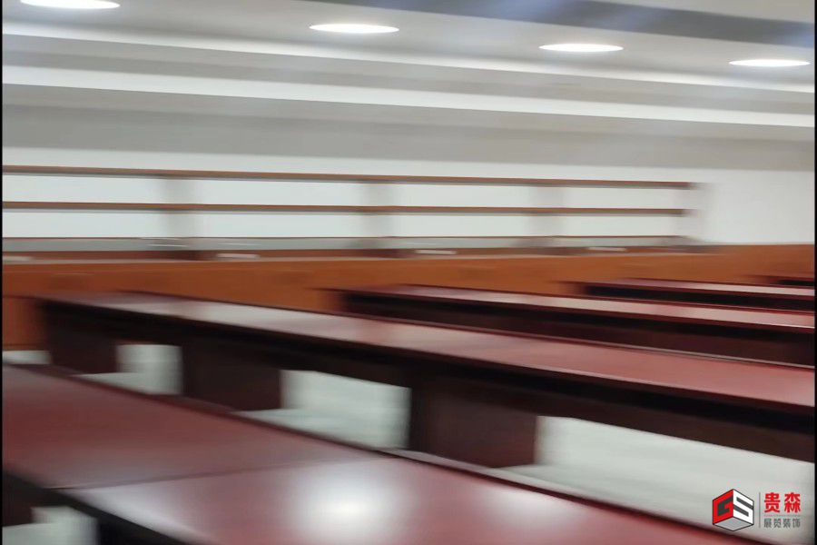 易博源周易讲堂展柜道具定制及建设进展