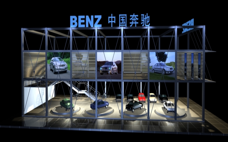 企业展厅设计的运作流程是怎样的呢？奔驰汽车展厅展台设计