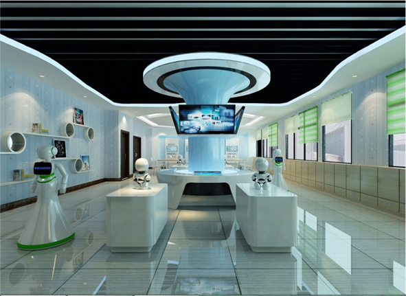 中小学校人工智能 VR 教室建设_西安智慧教育空间设计施工_陕西贵森展览装饰